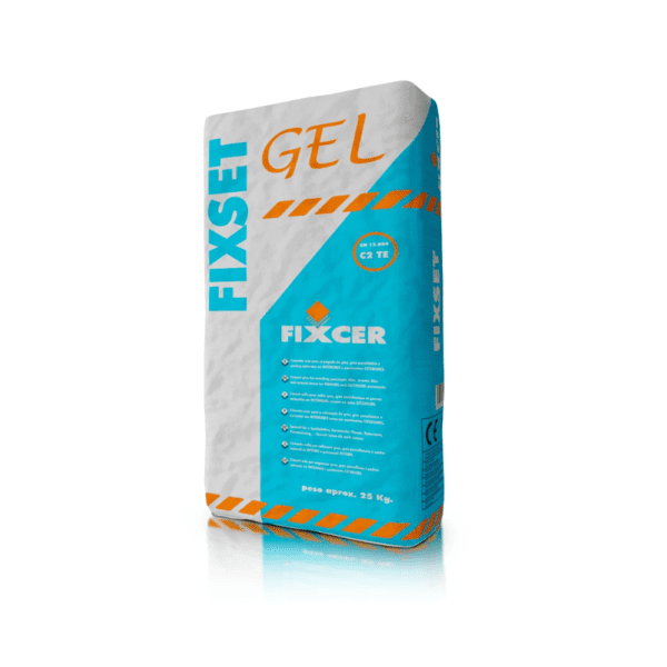 FIXSET GEL GRIS EN SACOS DE 25 KG