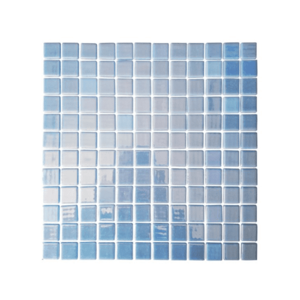 MOSAICO LUMINISCENTE AZUL CELESTE 25X2 VIDREPUR