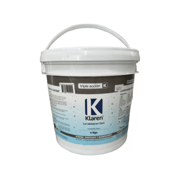 TABLETA TRIPLE ACCION ENVASE DE 4KG KLAREN